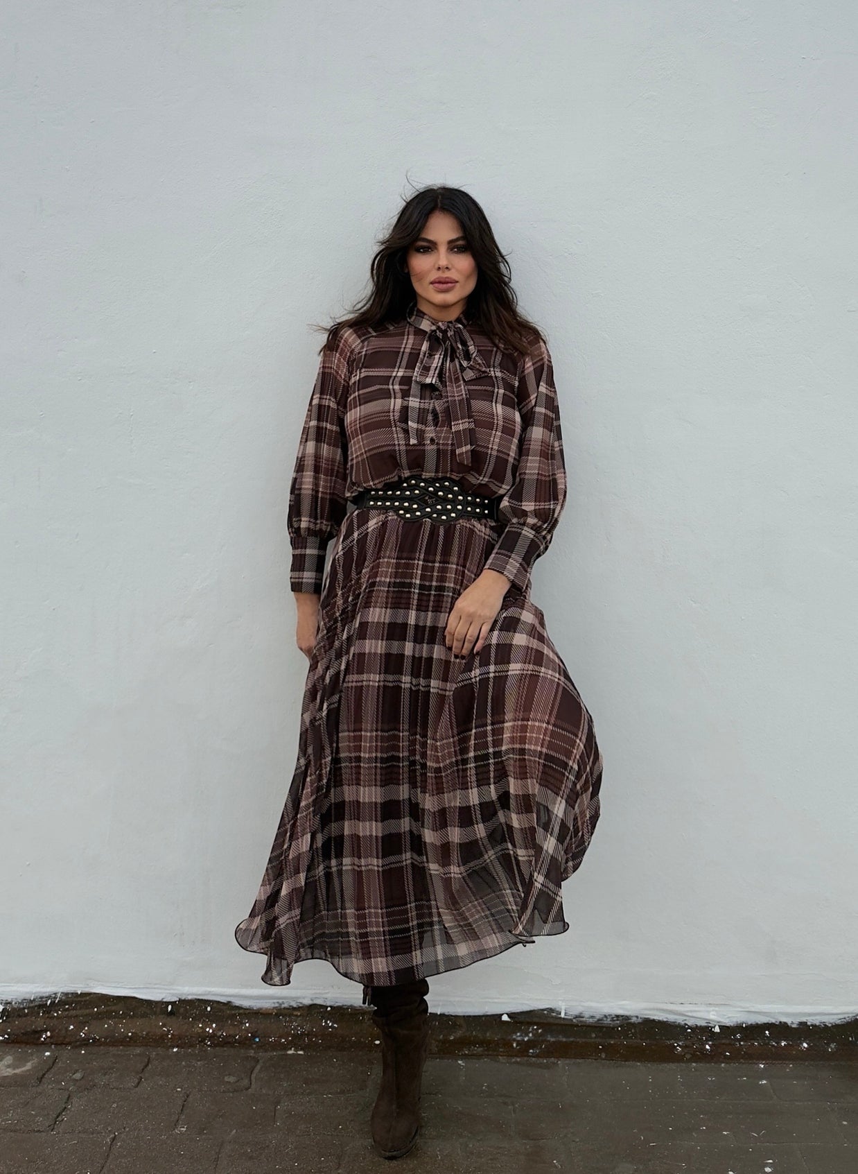 Conjunto camisa falda castle