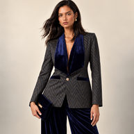 Traje pantalón Velvet Azul