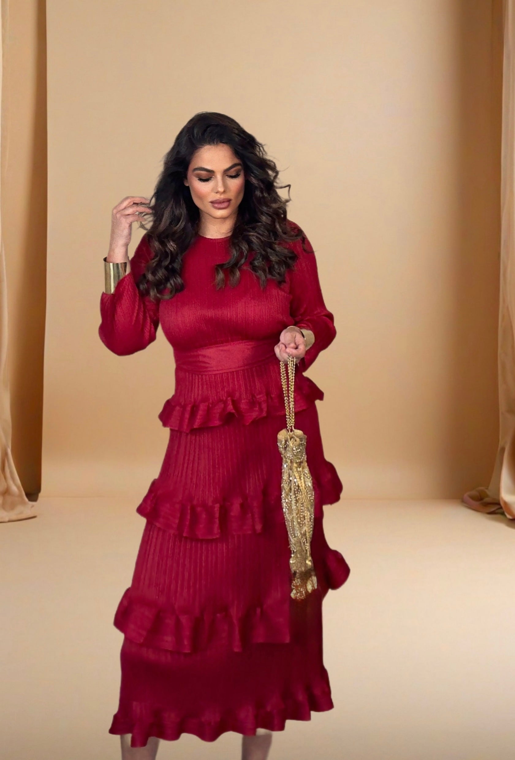 Vestido Carmina Rojo