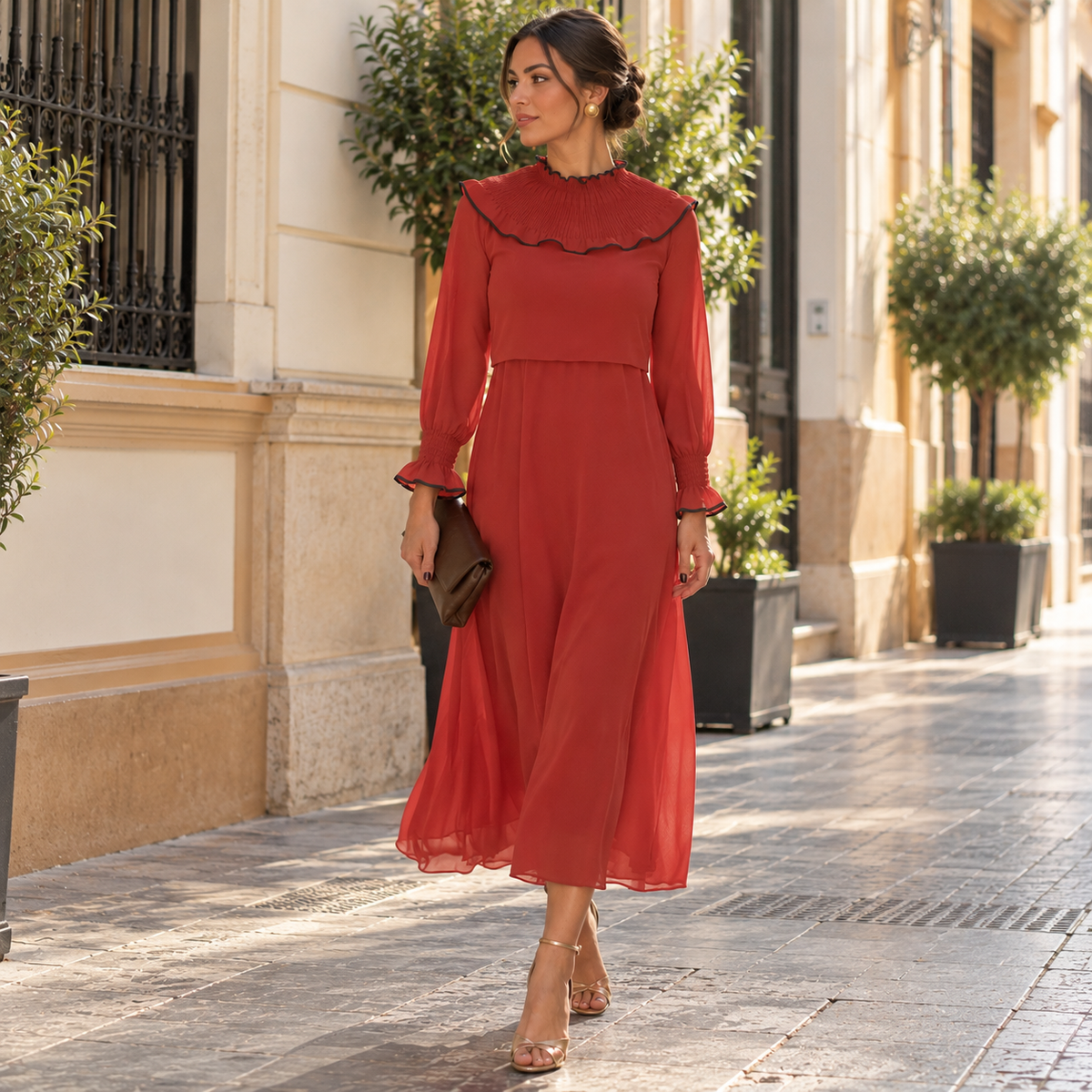 Vestido Inma Teja