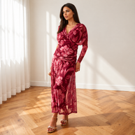 Vestido Olivia Buganvilla