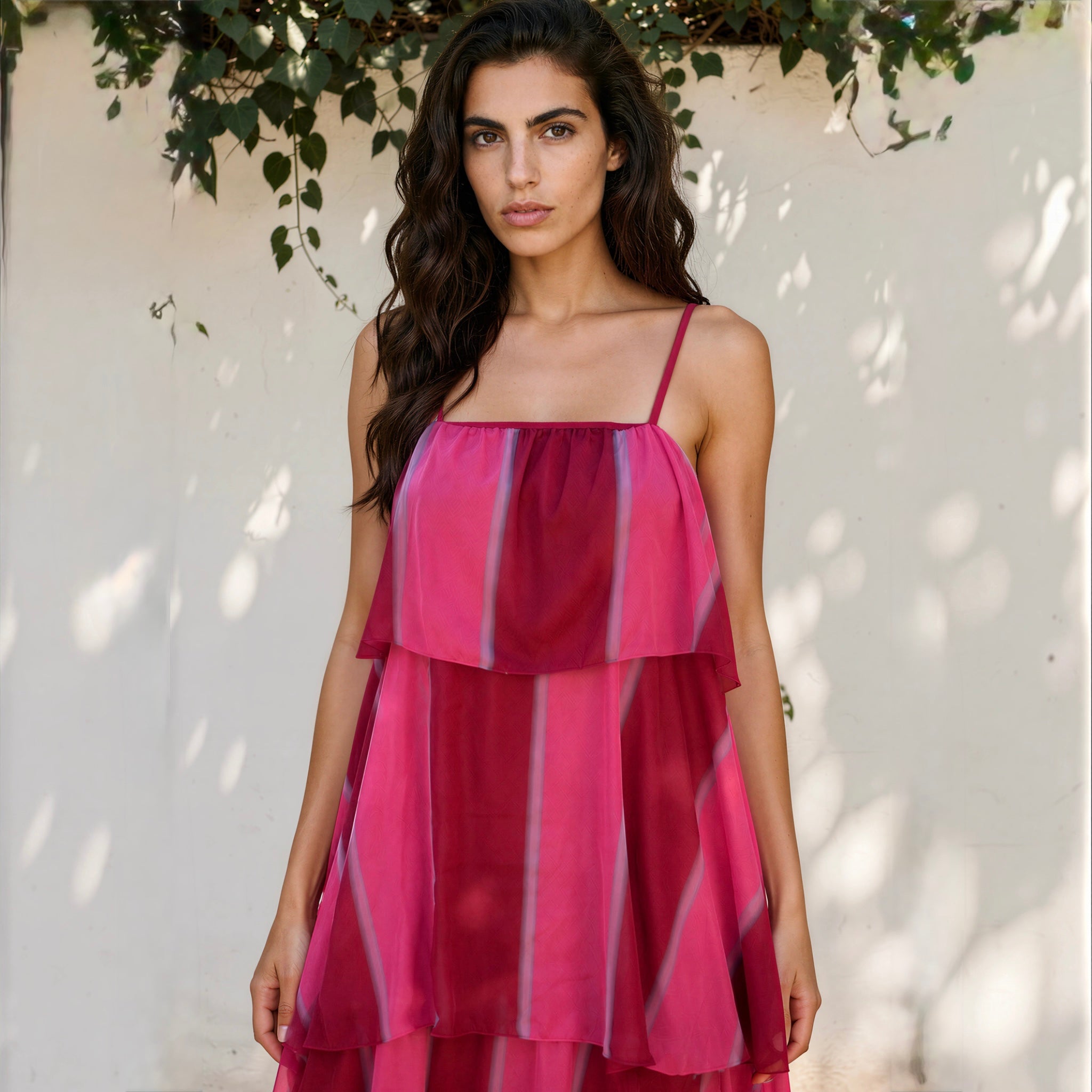 Vestido Carolina rosa