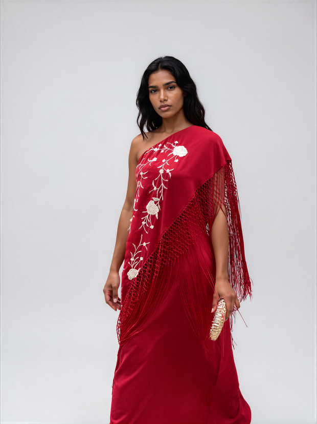 Vestido Pastora Rojo