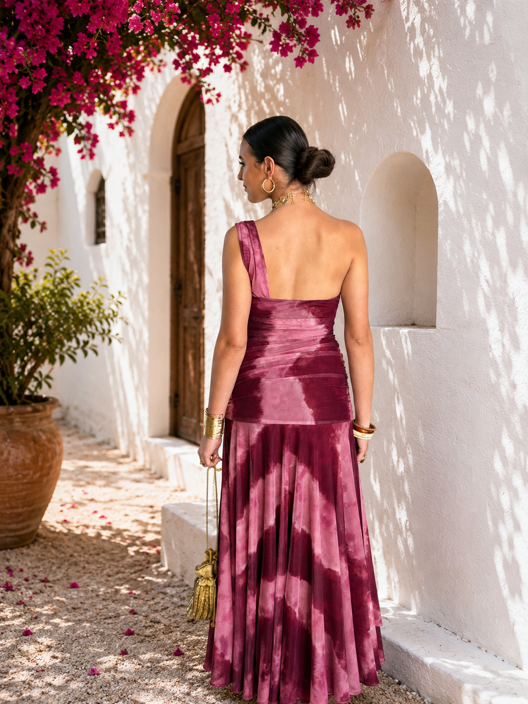 Vestido Fiona Buganvilla