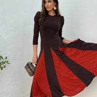 Vestido Tita Marrón