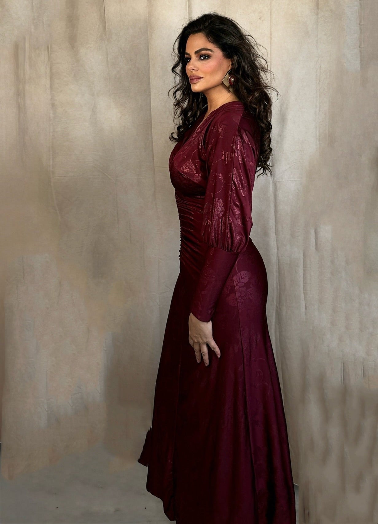 Vestido Mara Burdeos