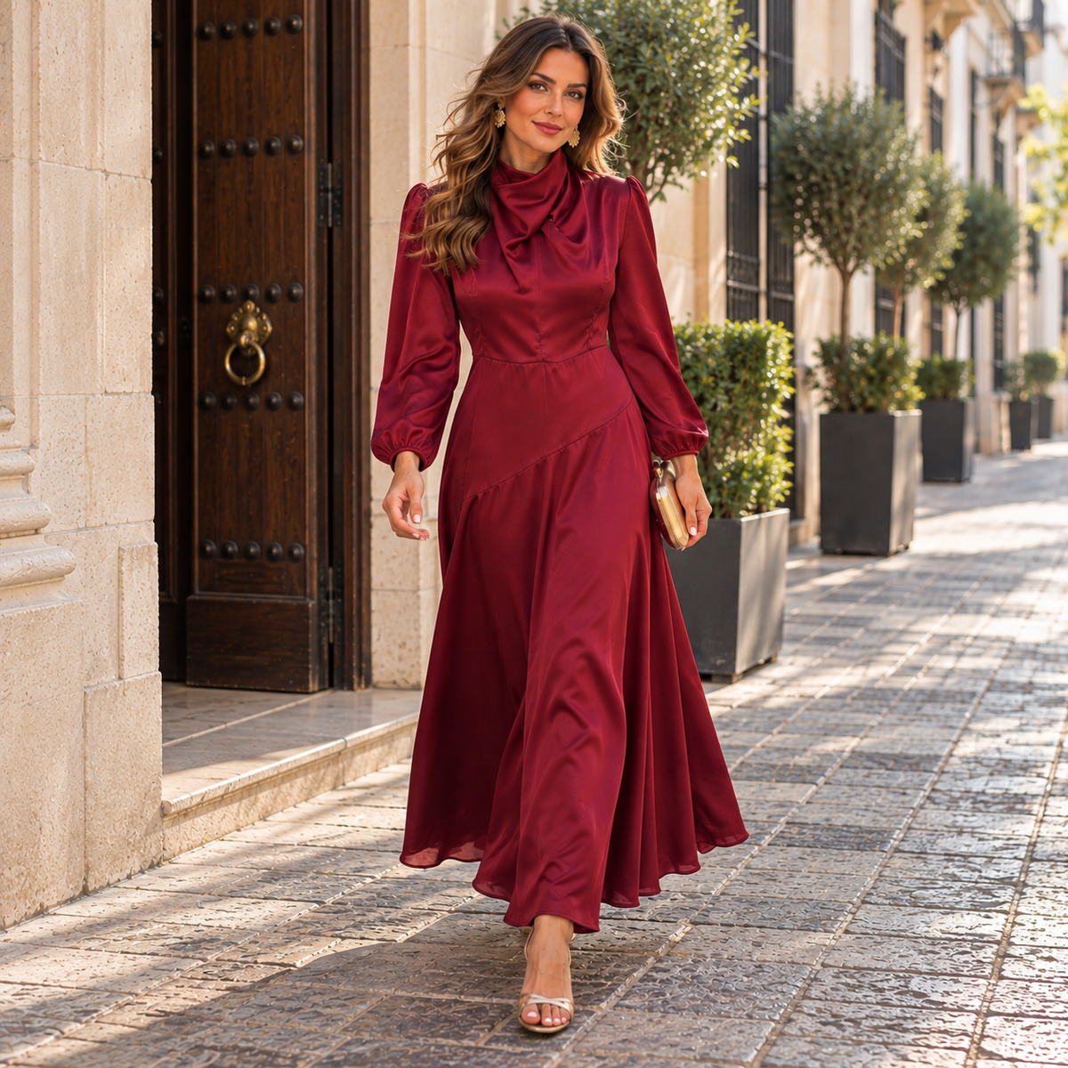 Vestido Tatiana Burdeos