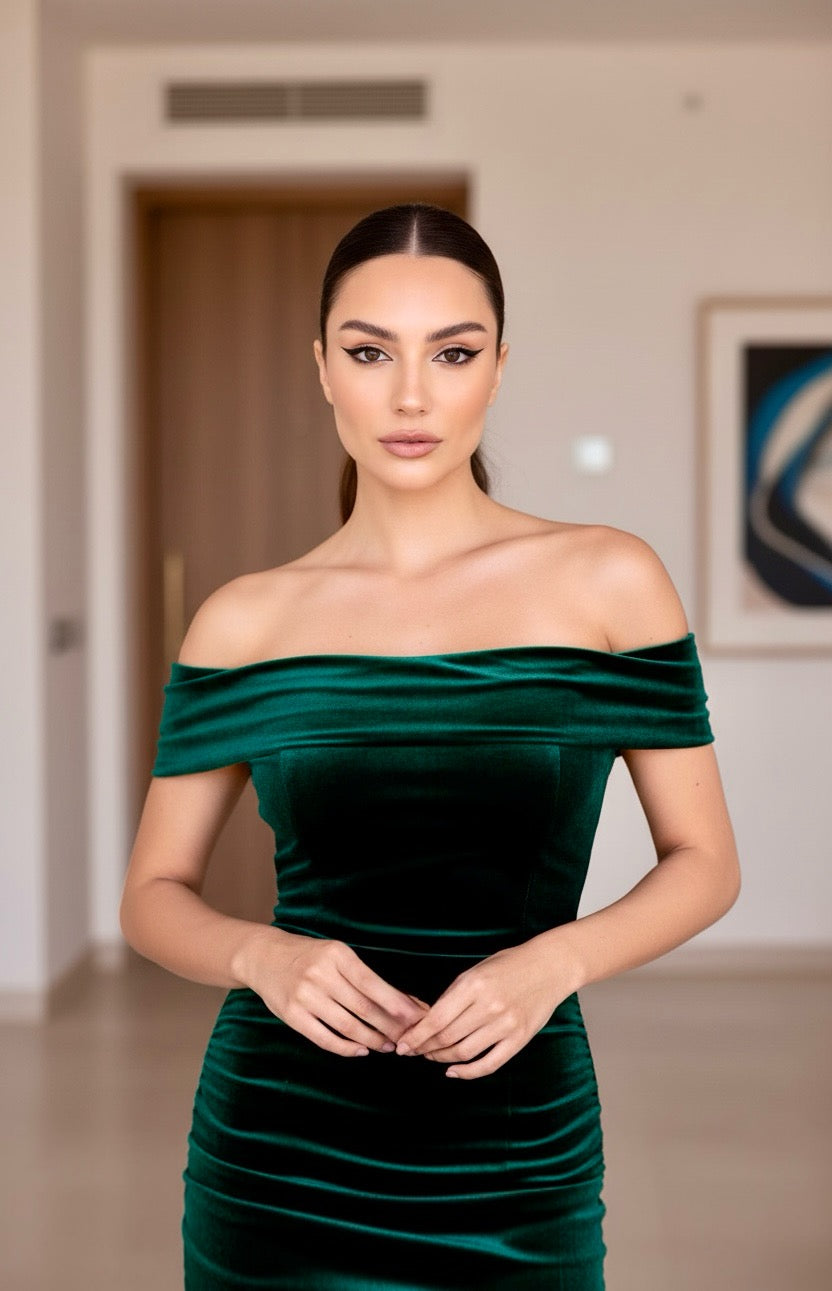 Vestido Brigitte verde