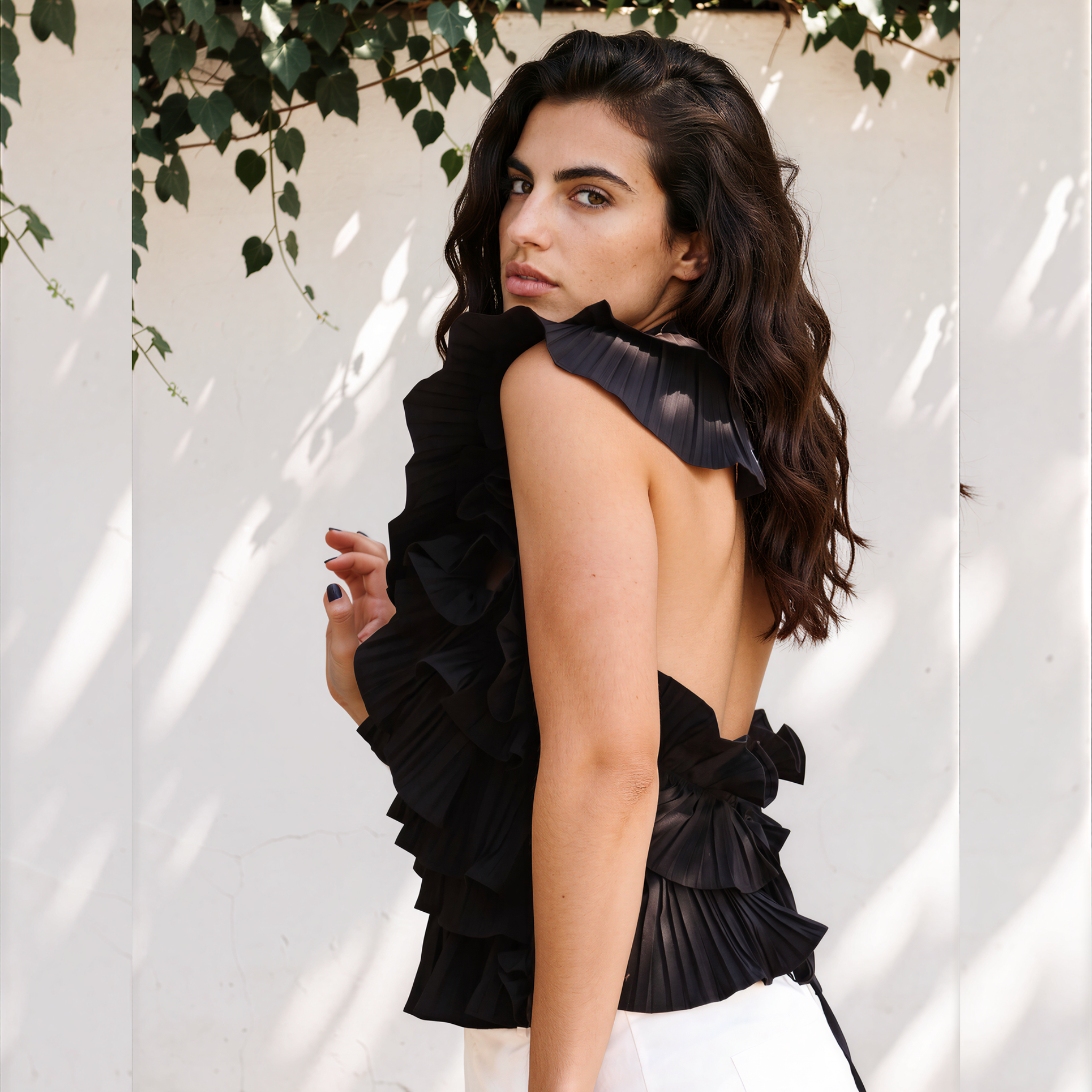 Top Paloma Negro