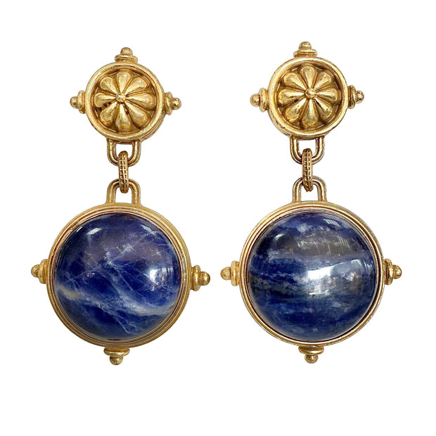 Pendientes planeta azul