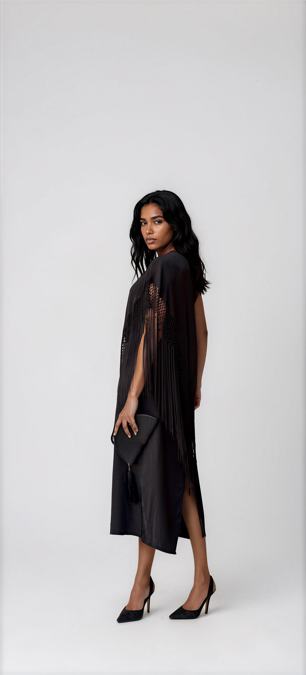 Vestido Pastora negro
