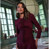 Vestido Anastasia Burdeos