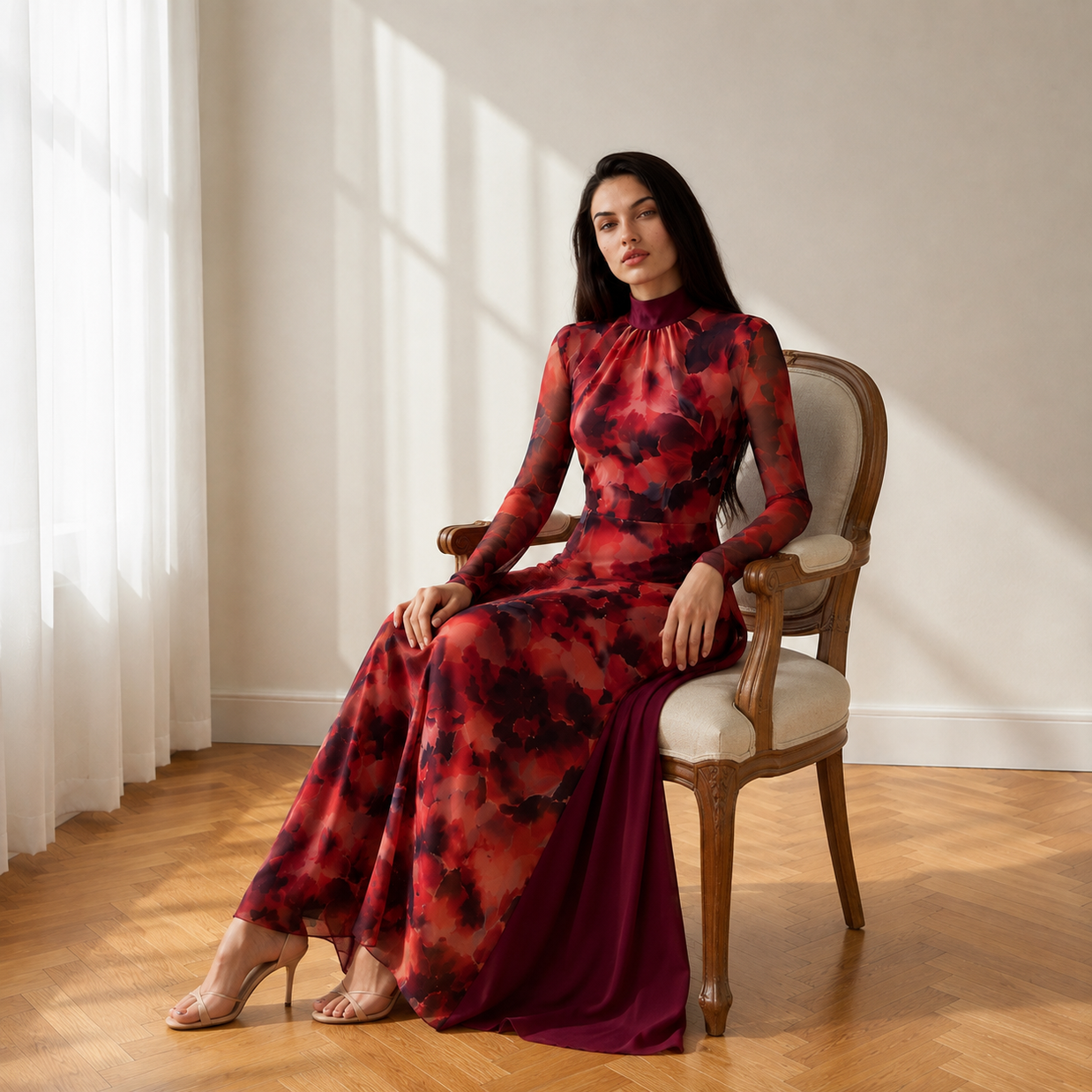 Vestido Berta Rojo
