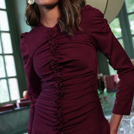 Vestido Anastasia Burdeos