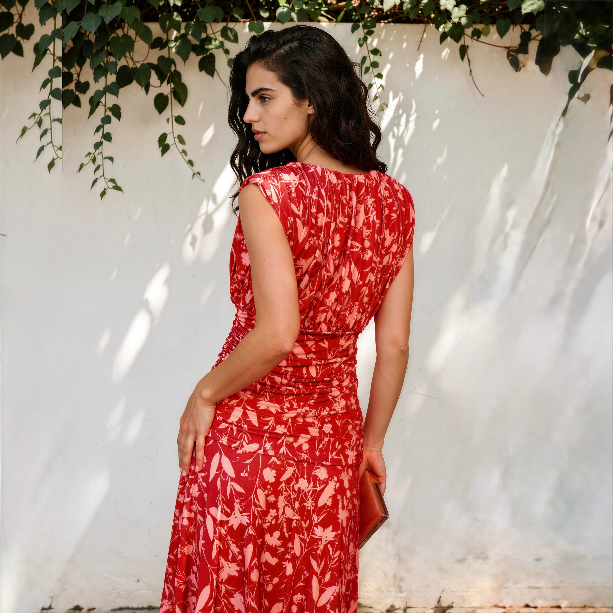 Vestido Alana Rojo Teja