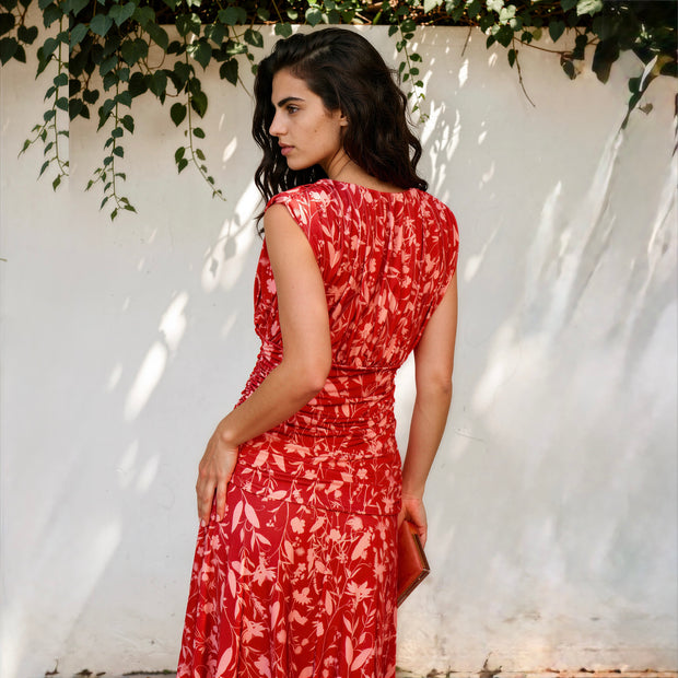 Vestido Alana Rojo Teja