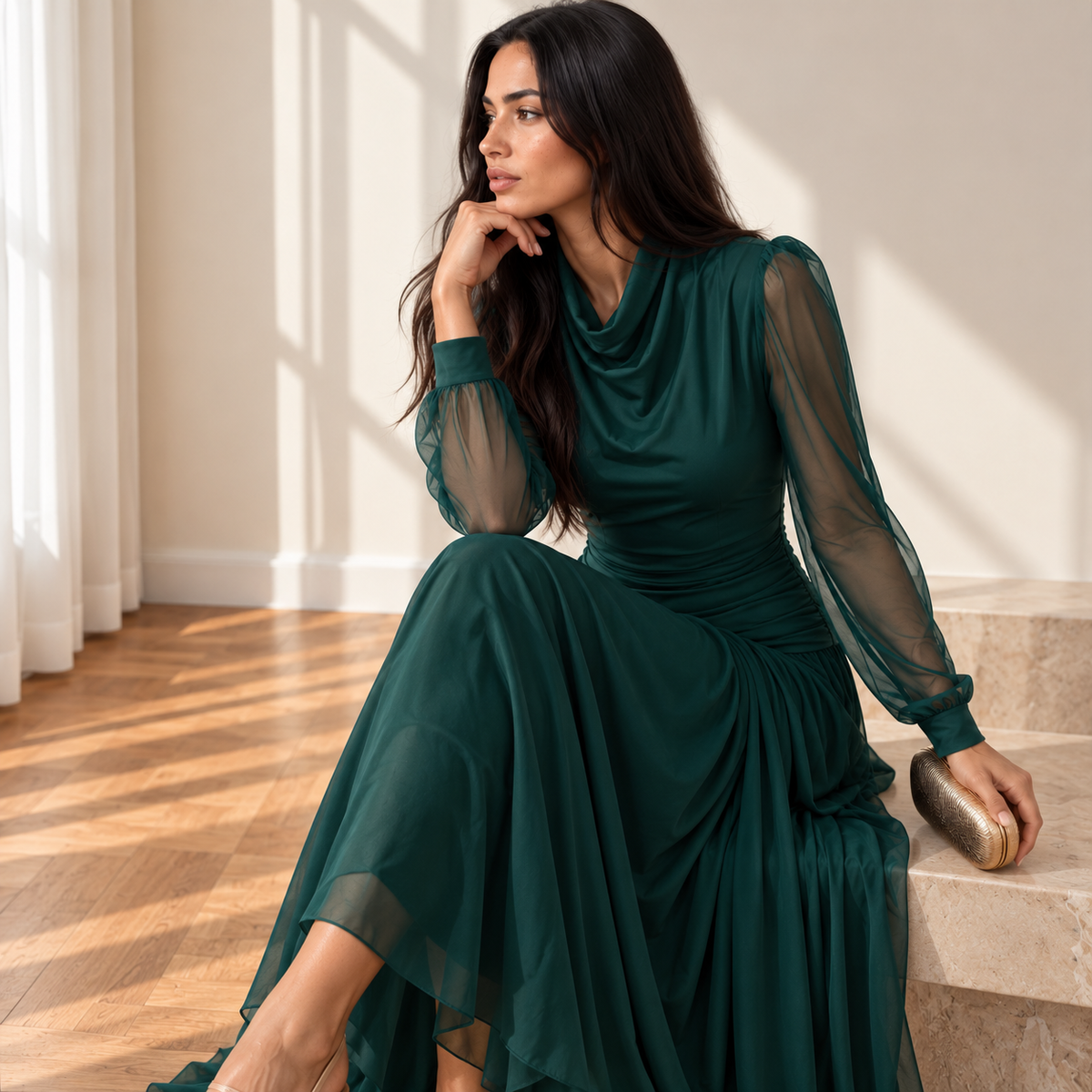 Vestido Stella verde