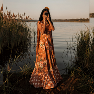 Vestido Guadiana Coral