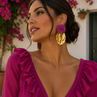 Pendientes Clavelina