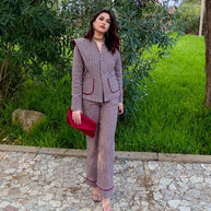 Conjunto pantalón Pata de gallo Milenka