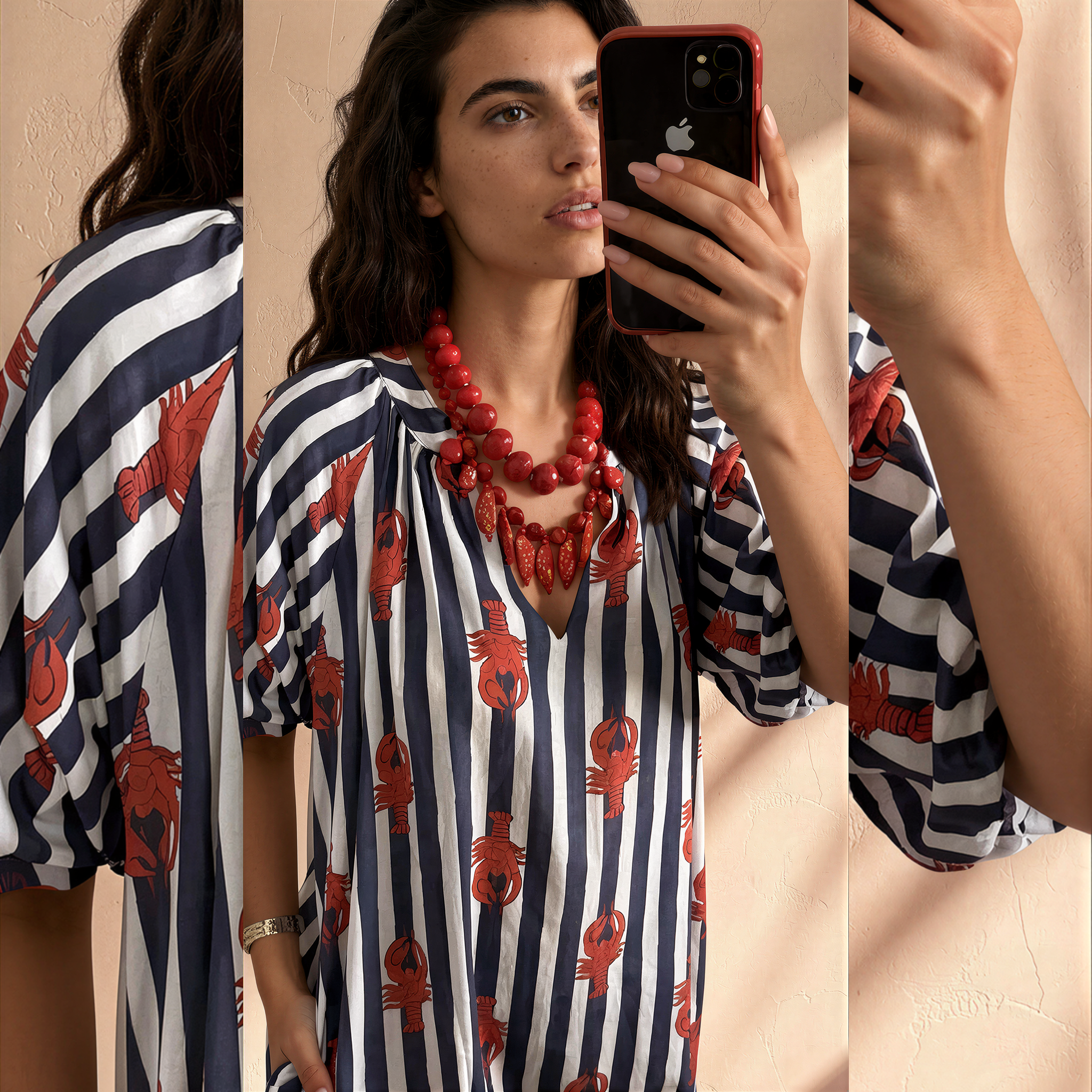 Vestido Marinero langosta