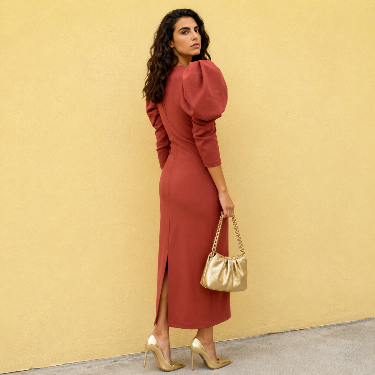 Vestido Mía Teja