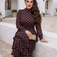 Vestido Marta marrón