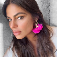 Pendientes Claveles Buganvilla