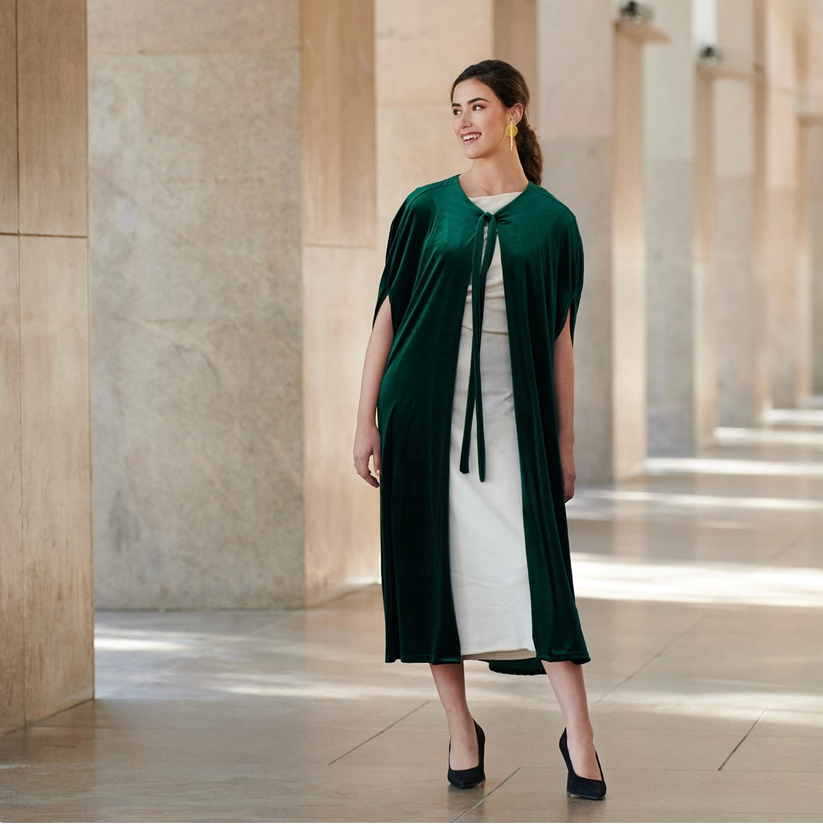 Capa terciopelo larga Fiesta