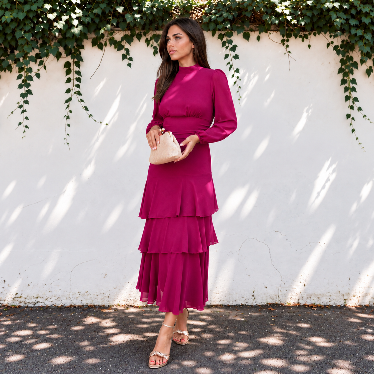 Vestido Ornella Buganvilla