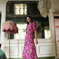 Conjunto Artemisa top falda est jacquard