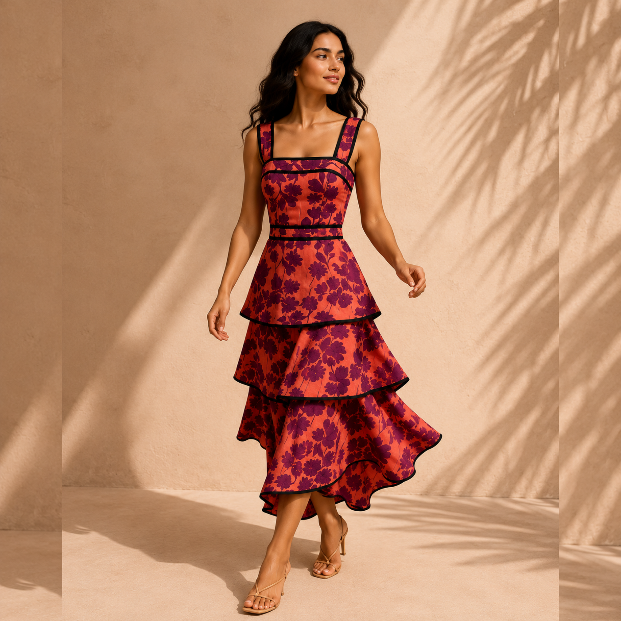 Vestido Adela Coral