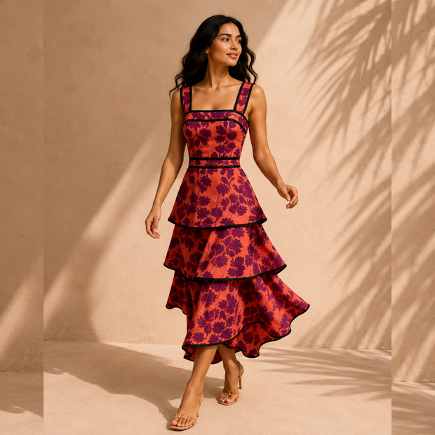 Vestido Adela Coral
