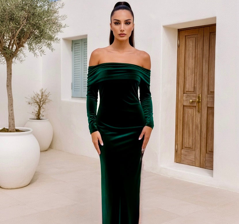 Vestido Brigitte verde