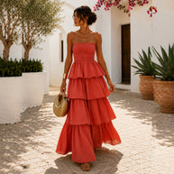 Vestido Candela Coral