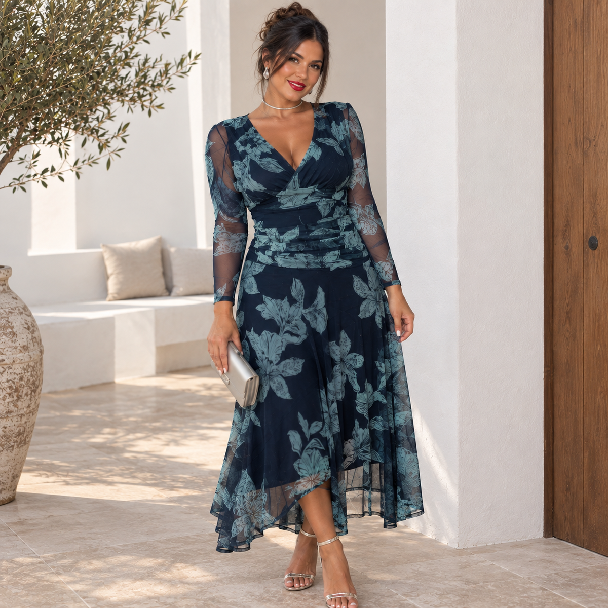 Vestido Paola Azul