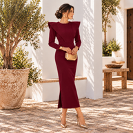 Vestido Ninet Burdeos