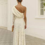 Vestido Marlene Blanco roto