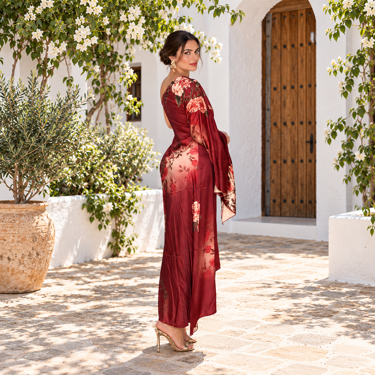 Vestido Akira Burdeos