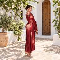 Vestido Akira Burdeos