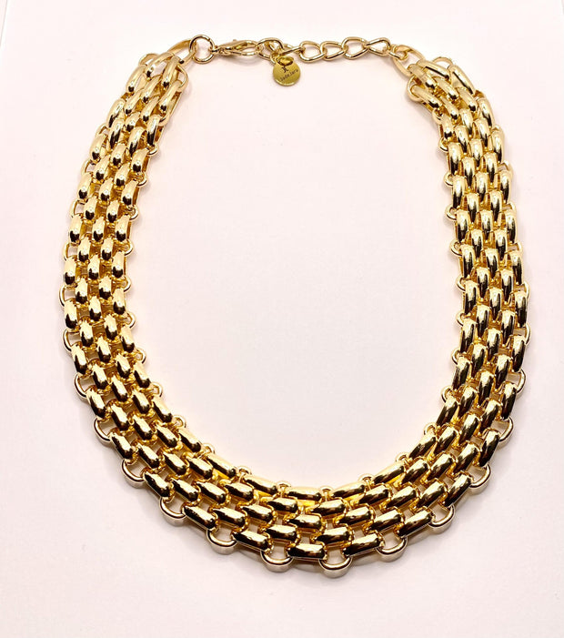 Choker trenza Gold