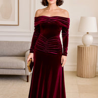 Vestido Mila Burdeos