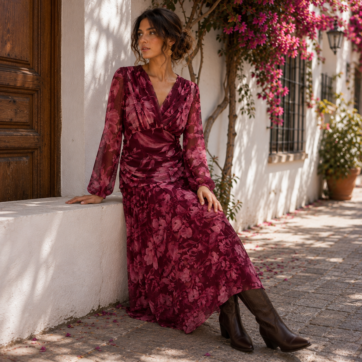 Vestido violeta