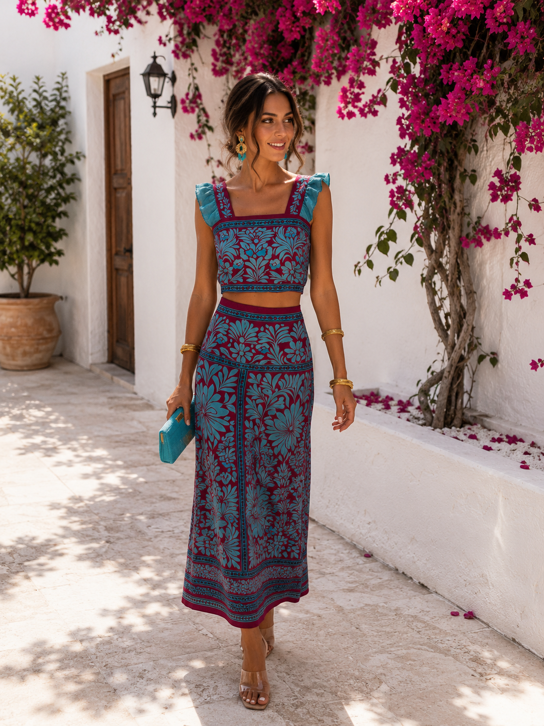 Conjunto Amelia Turquesa