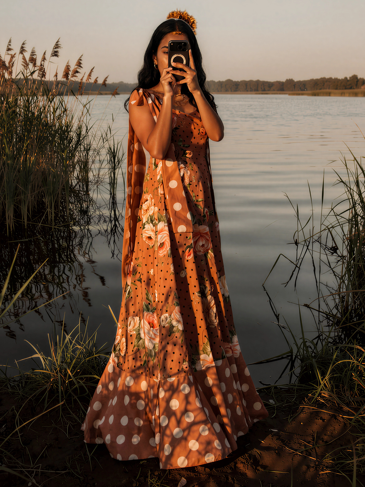 Vestido Guadiana Coral