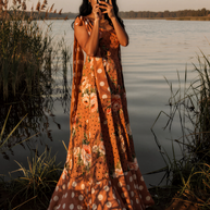 Vestido Guadiana Coral
