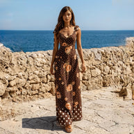 Vestido Guadiana Marrón
