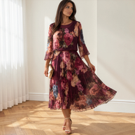 Vestido Belinda Burdeos