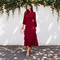 Vestido Ornella Burdeos