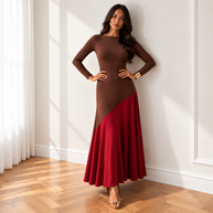 Clarissa otoño / marrón Rojo